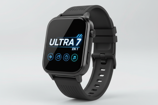 RELOJ ULTRA 7 EN 1 NEGRO 